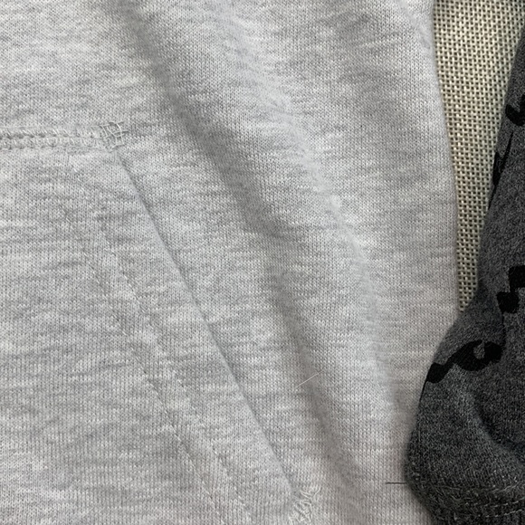 CHAMPION Little Boys Diagonal Script Raglan Fleece Hoodie Size 5 - Picture 5 of 10